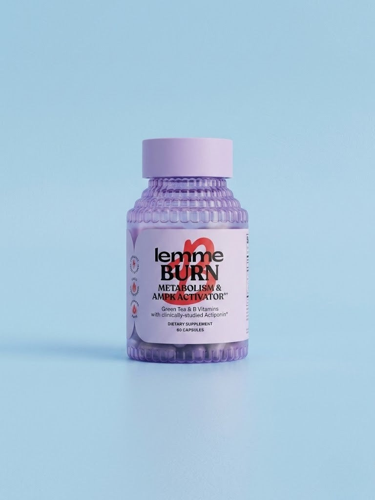 Lemme Burn® | Active su Metabolismo, Aumente su Energía y Favorezca la Quema de Grasa con Actiponin®, Té Verde y Vitaminas B – 60 Cápsulas
